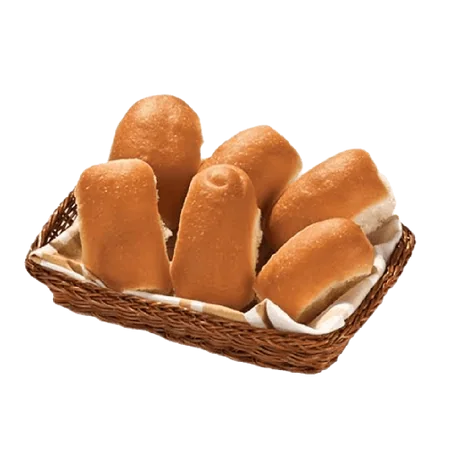 Cesta com pães doces. Imagem ilustrativa.